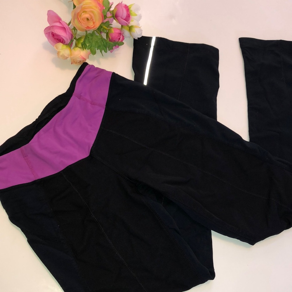 LULULEMON wide leg pant Knit Size 2 Pants Slight Yoga wide leg LULULEMON Retro
